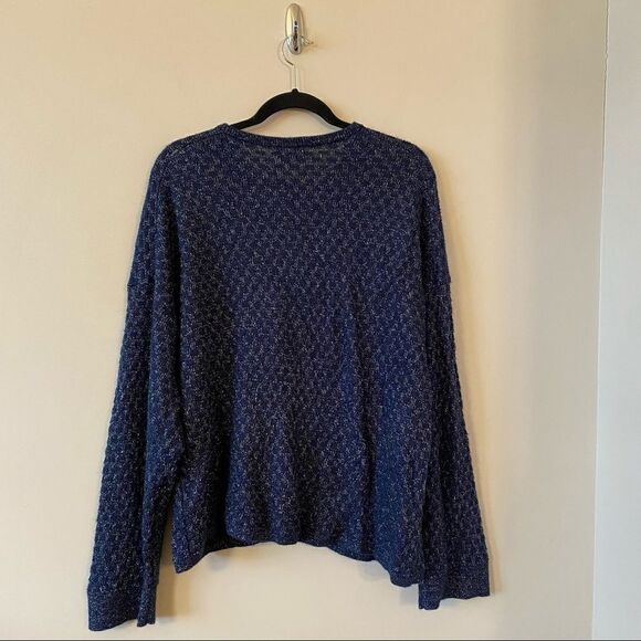 Babaton - Navy Metallic Sweater - Picture 5 of 15